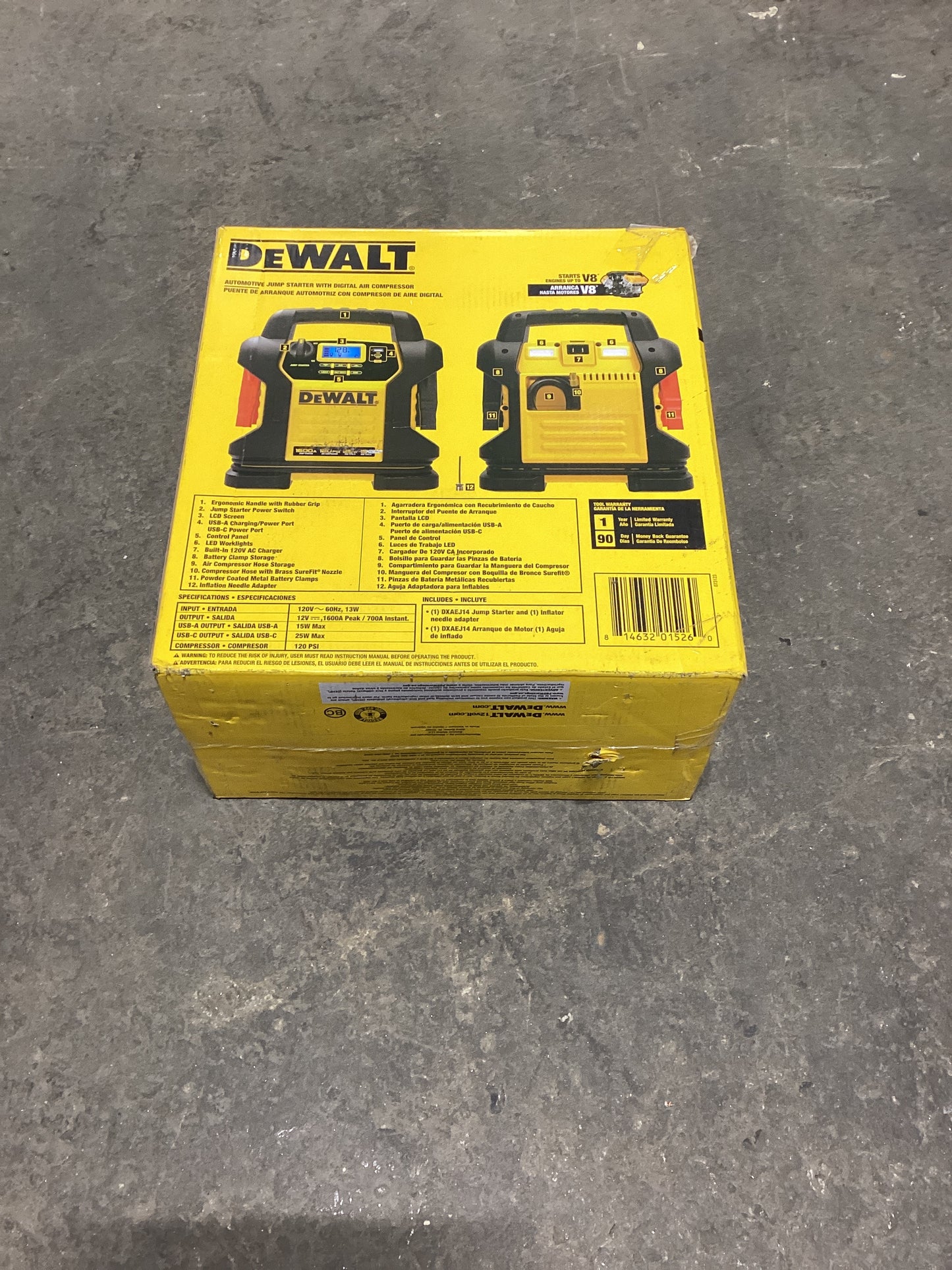 Dewalt Jump Starter With Air Compressor