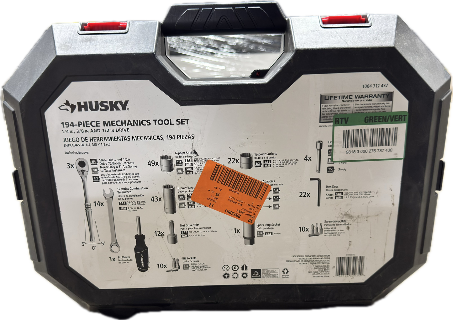 Husky 194-Piece Tool Set
