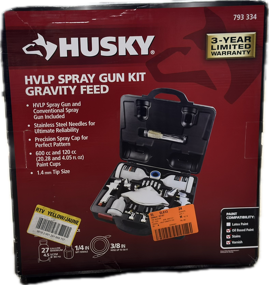 Husky HVLP Spray Gun Kit