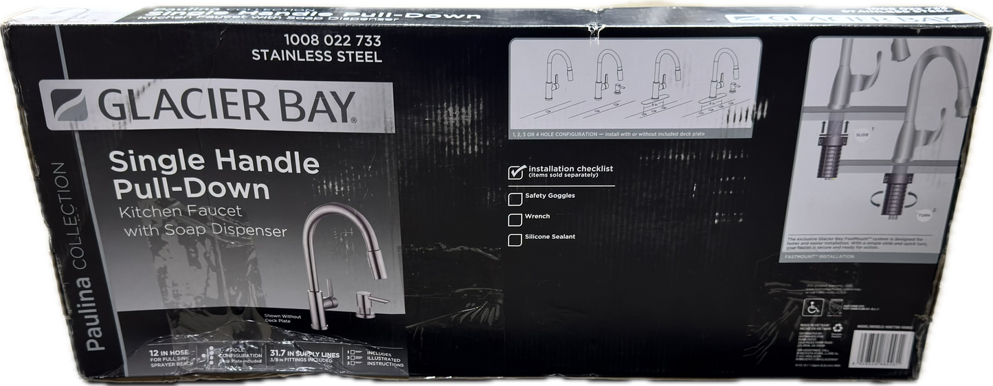 Glacier Bay: Single Handle Pull-Down Faucet